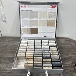 Wilsonart Solid Surface Sample Kit Box Of‎ 69 2x2 Tiles Multicolor